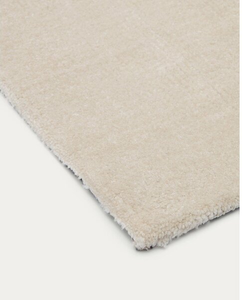 Krémszínű futószőnyeg 80x200 cm Empuries – Kave Home