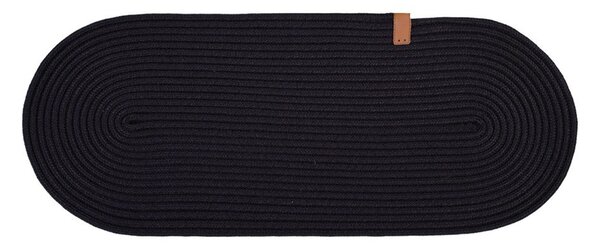 Fekete lépcsőszőnyeg szett 16 db-os 25x65 cm Milo – Vitaus