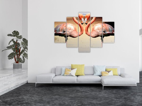 Kép - két flamingó (150x105 cm)