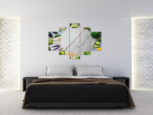 Zöldség képe (150x105 cm)