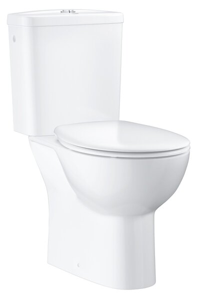 Kombinált wc Grohe Bau Ceramic alpesi fehér hátsó kifolyással G39495000