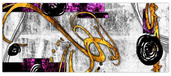 Az absztrakció képe (120x50 cm)