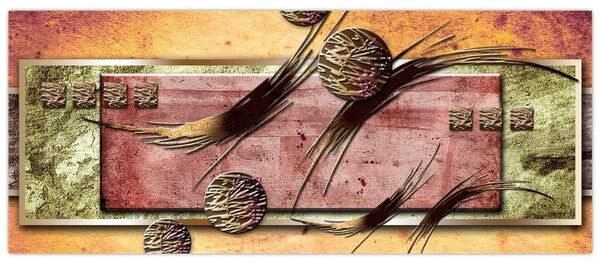 Absztrakt kép (120x50 cm)