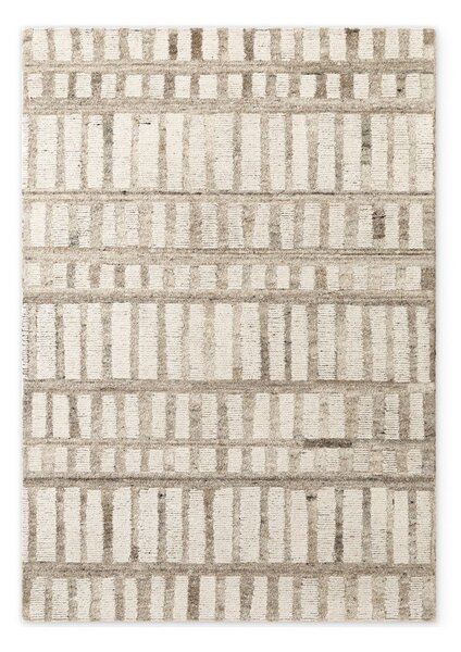 Krémszínű kézi szövésű gyapjú szőnyeg 160x230 cm Boho 1.0 Linara – Vikosa