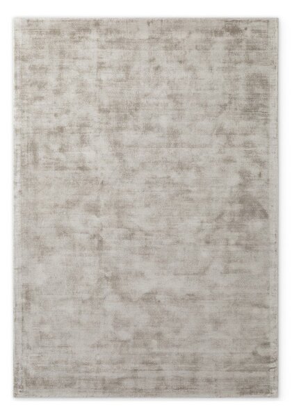 Szürke kézi szövésű viszkóz szőnyeg 120x180 cm Noemi – Vikosa