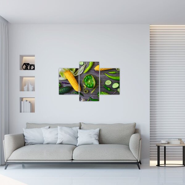 Zöldség képe (90x60 cm)
