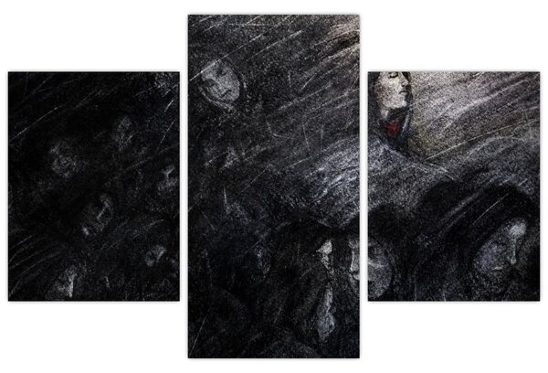 Kép - Szomorúság és lemondás (90x60 cm)