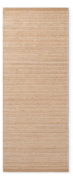 Natúr színű kétoldalas-kézi szövésű jutakeverék futószőnyeg 80x300 cm Birka – Villeroy&Boch