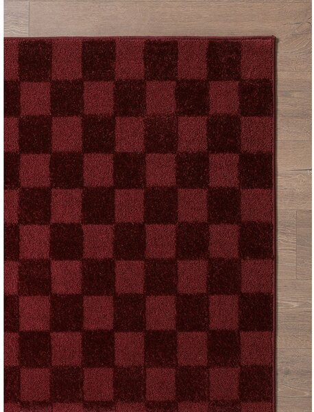 Borvörös szőnyeg 120x170 cm Mosaic – ESTE
