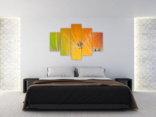 Cseppek a növényen képe (150x105 cm)