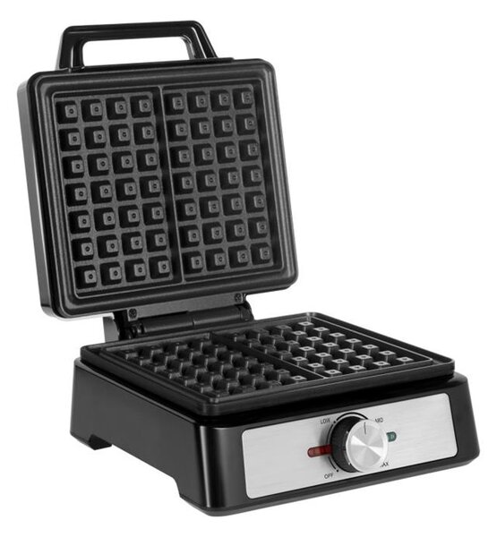 Gofrisütő 2 gofrihoz TEESA 1600W inox teljesítményszabályzóval