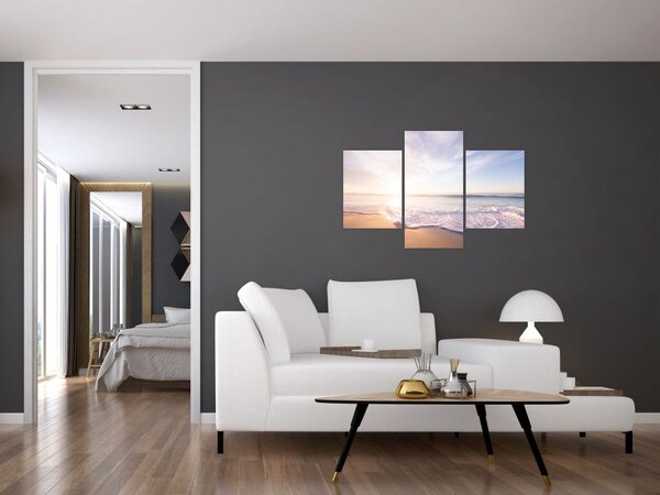 Homokos tengerpart képe (90x60 cm)