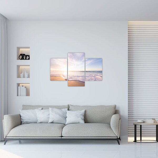 Homokos tengerpart képe (90x60 cm)