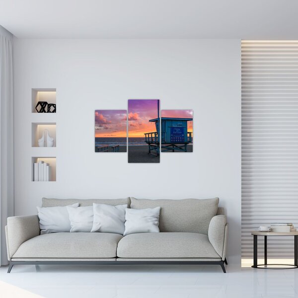 Kép a Santa Monicai strandtól (90x60 cm)