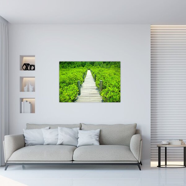 Kép - fa járda (90x60 cm)