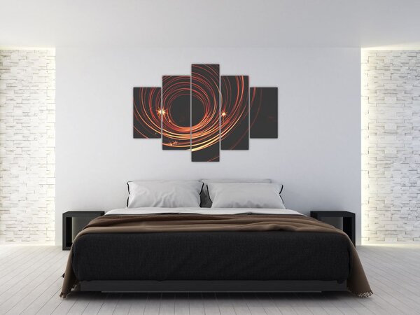 Absztrakt vonalak képe (150x105 cm)
