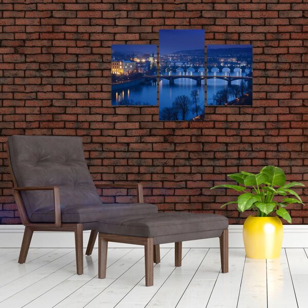 A prágai hidak képe (90x60 cm)