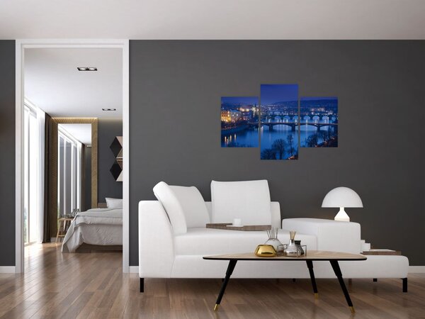 A prágai hidak képe (90x60 cm)