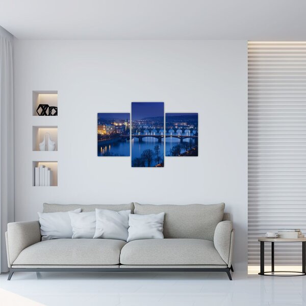 A prágai hidak képe (90x60 cm)