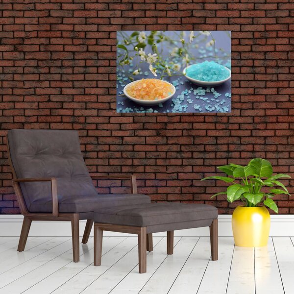 Színes tengeri só képe (70x50 cm)