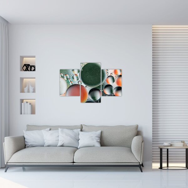 Absztrakt kép - buborékok (90x60 cm)