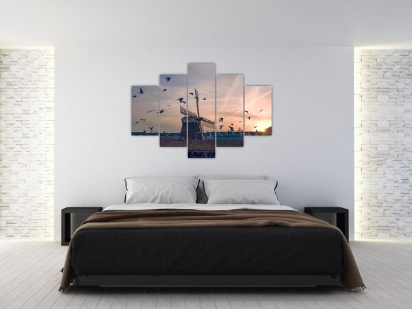 Szélmalom képe (150x105 cm)