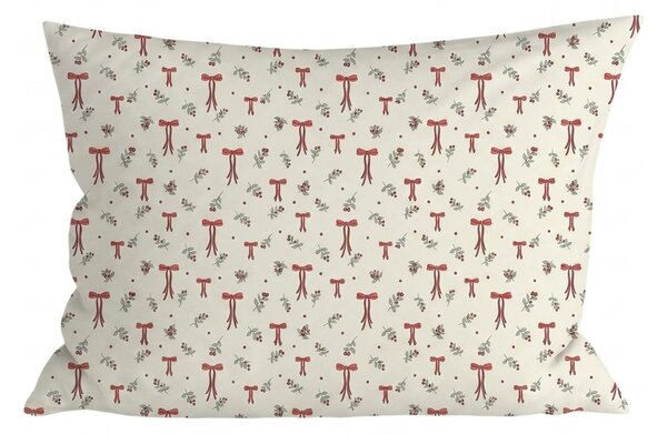 Poliészter-pamut párnahuzat HOLLY BOWS POLY 50x70 cm, színes