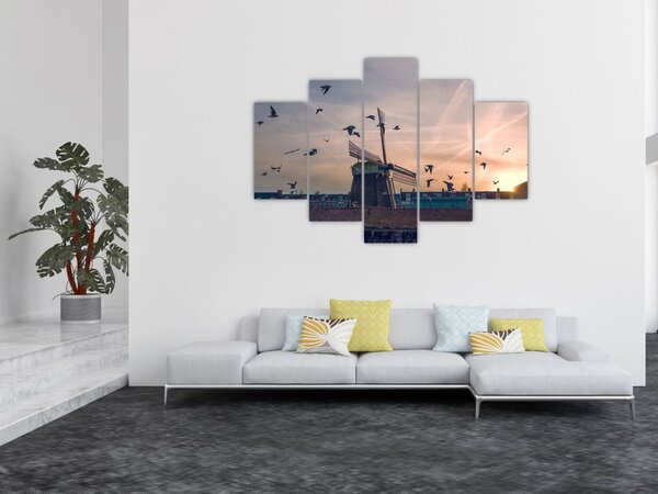 Szélmalom képe (150x105 cm)