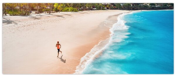 Kép - Strandfutás (120x50 cm)