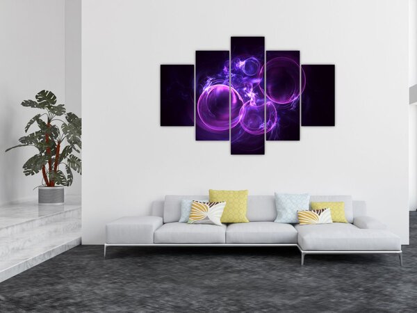 Absztrakt kép buborékok (150x105 cm)