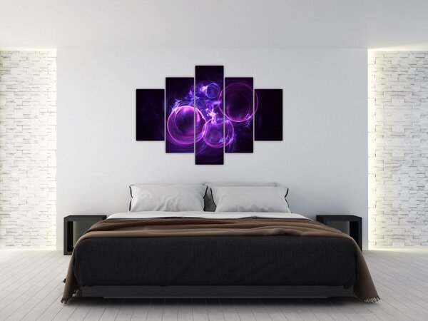 Absztrakt kép buborékok (150x105 cm)