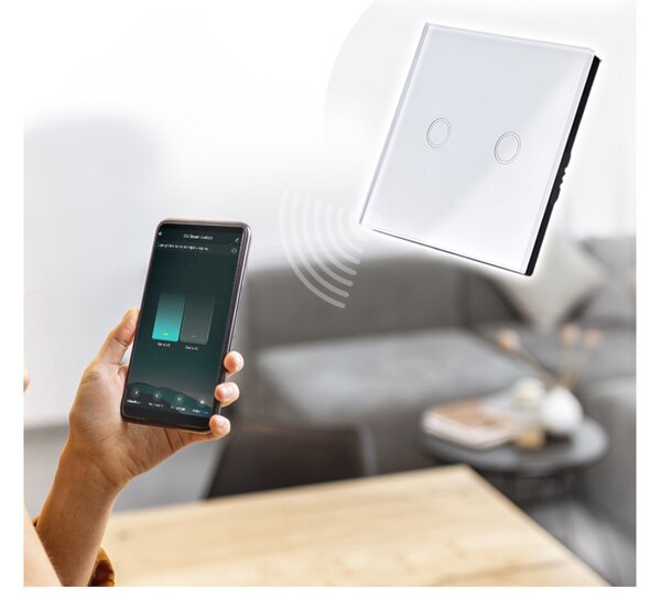 Commel wifi Smart érintő kapcsoló 2 csatornás