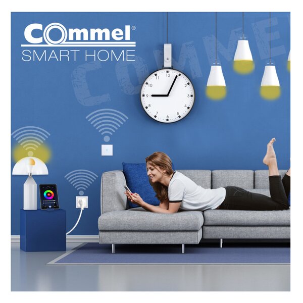Commel wifi Smart érintő kapcsoló 2 csatornás