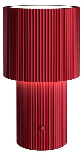 Asztali lámpa Herstal, Iluma, dimmable, Piros, Nappali, Alumínium, Modern