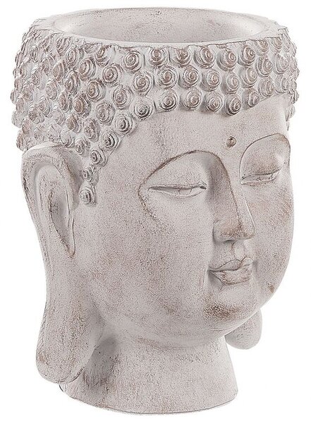 Krémfehér Buddha Alakú Virágtartó ⌀15 cm KYOTO