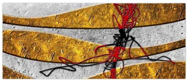 Absztrakt kép (120x50 cm)