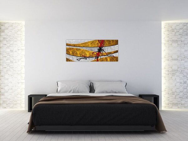 Absztrakt kép (120x50 cm)