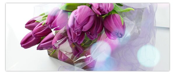 Kép - csokor tulipán (120x50 cm)