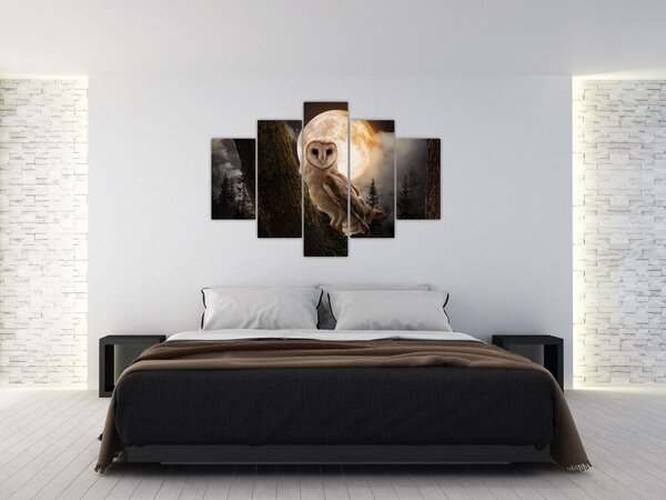 Egy gyöngybagoly képe (150x105 cm)