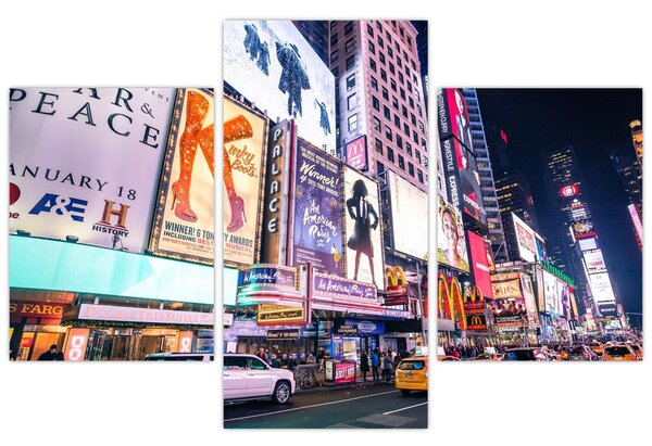 Kép - New York Theater District (90x60 cm)