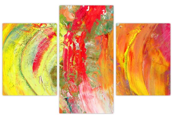 Absztrakció kép - festmény (90x60 cm)