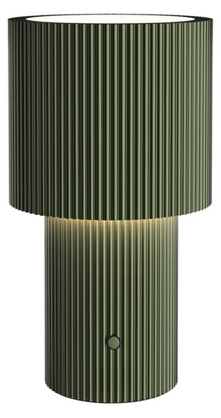 Asztali lámpa Belid, Iluma, dimmable, Zöld, Nappali, Alumínium, Modern