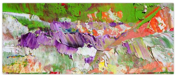Absztrakció kép - festmény (120x50 cm)