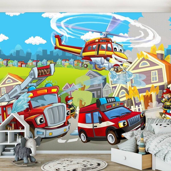 Fotótapéta - Tűzoltók (152,5x104 cm)