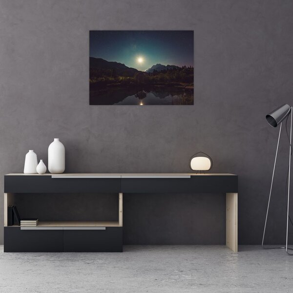 Kép - éjszakai égbolt (70x50 cm)