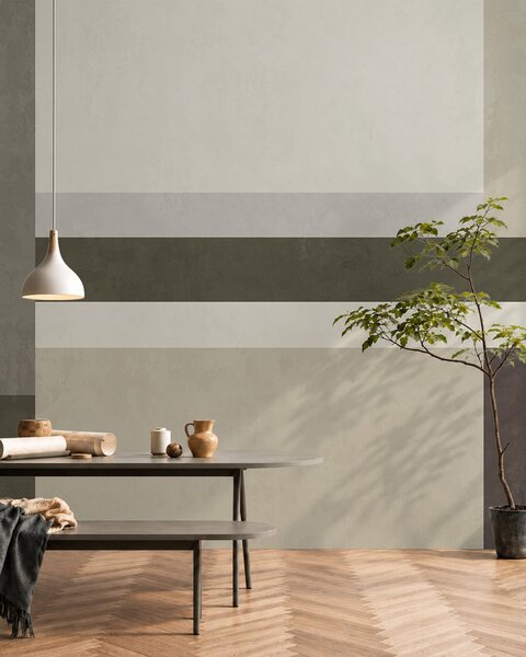 Fotótapéta Geometrikus kompozíció olíva-, szürke- és bézs színű, 3D fotótapéták, Fotótapéta 3d geometriai alakzatok, w05890v3 : Uwalls.hu
