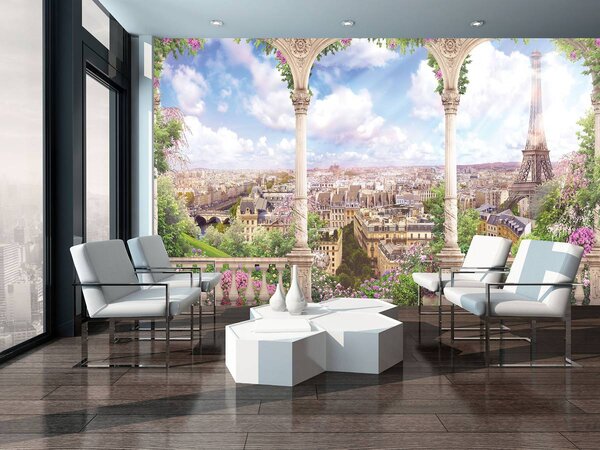 Fotótapéta - Kilátás az Eiffel-toronyra (152,5x104 cm)