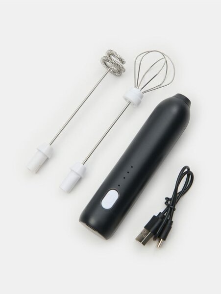 Sinsay - Tejhabosító és habverő 2 az 1-ben USB-vel - fekete