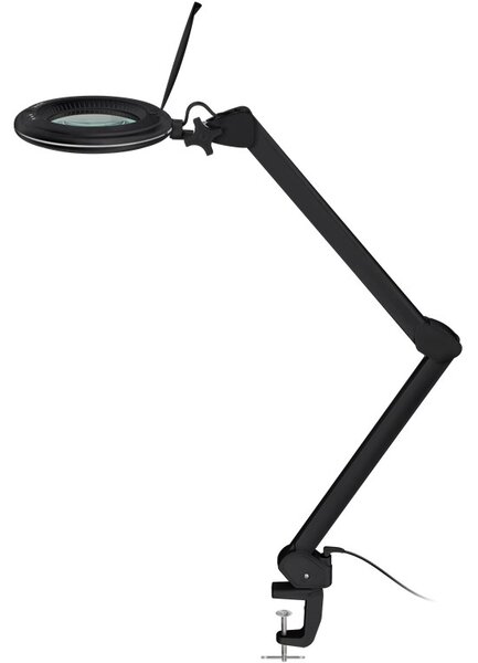 Goobay LED nagyító asztali lámpa - Fekete