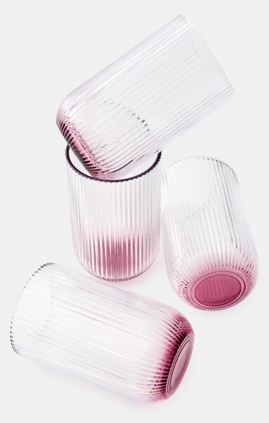 Sinsay - Bordázott pohár szett 4 pack - clear